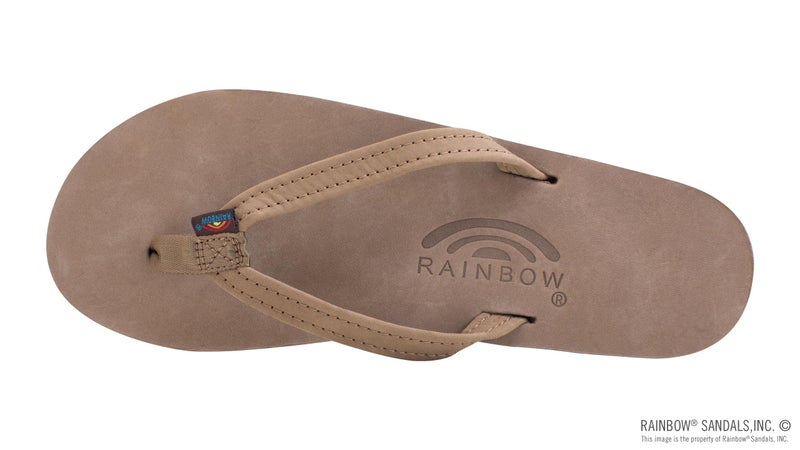 Rainbow Sandals Rainbow Women's Single Layer Premier Leather with Arch Support and a Narrow Strap Sandal - Dark Brown, Medium - Image 3